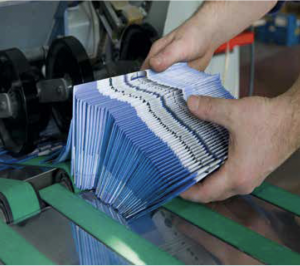 Ablesekarten aus Druckerei bzw. Druckmaschine